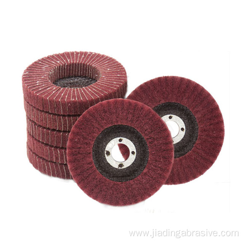 non woven flap wheel abrasive discs Scouring Pad